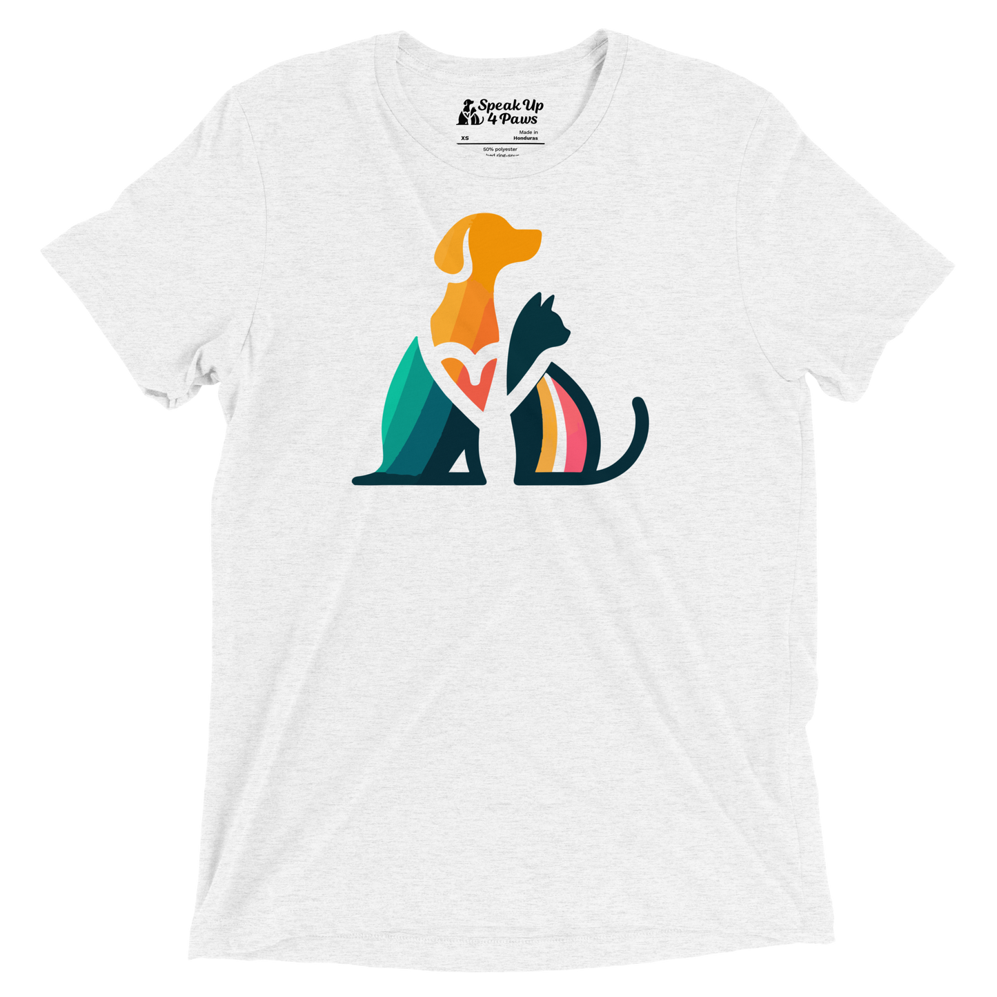 Unity Paws - Dog and Cat - Tri-Blend Tee