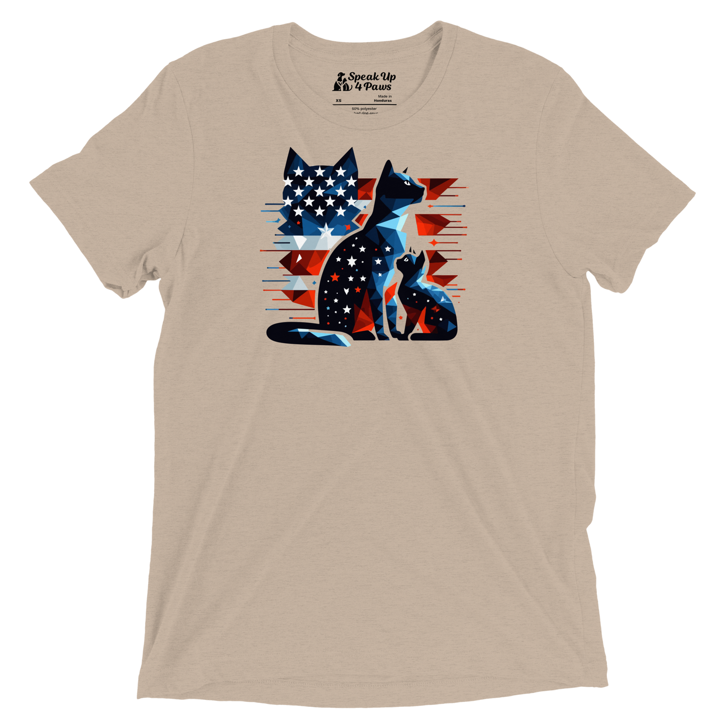 Stars and Stripes Companions -Tri-Blend Tee