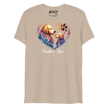 Golden Bond - Pawsitive Love - Tri-Blend Tee