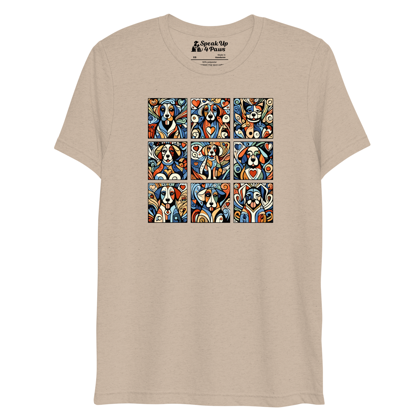 Paws in Harmony - Matisse - Tri-Blend Tee