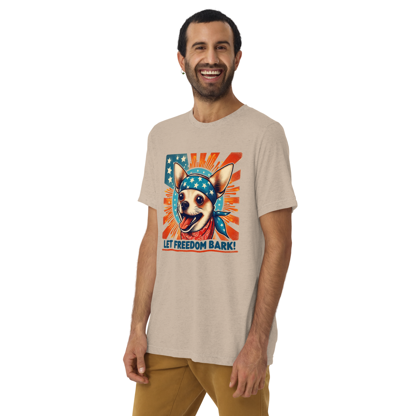 Freedom Chihuahua -Tri-Blend Tee