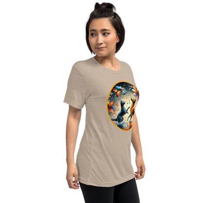 Chromatic Raindance - Petal Paws - Tri-Blend Tee