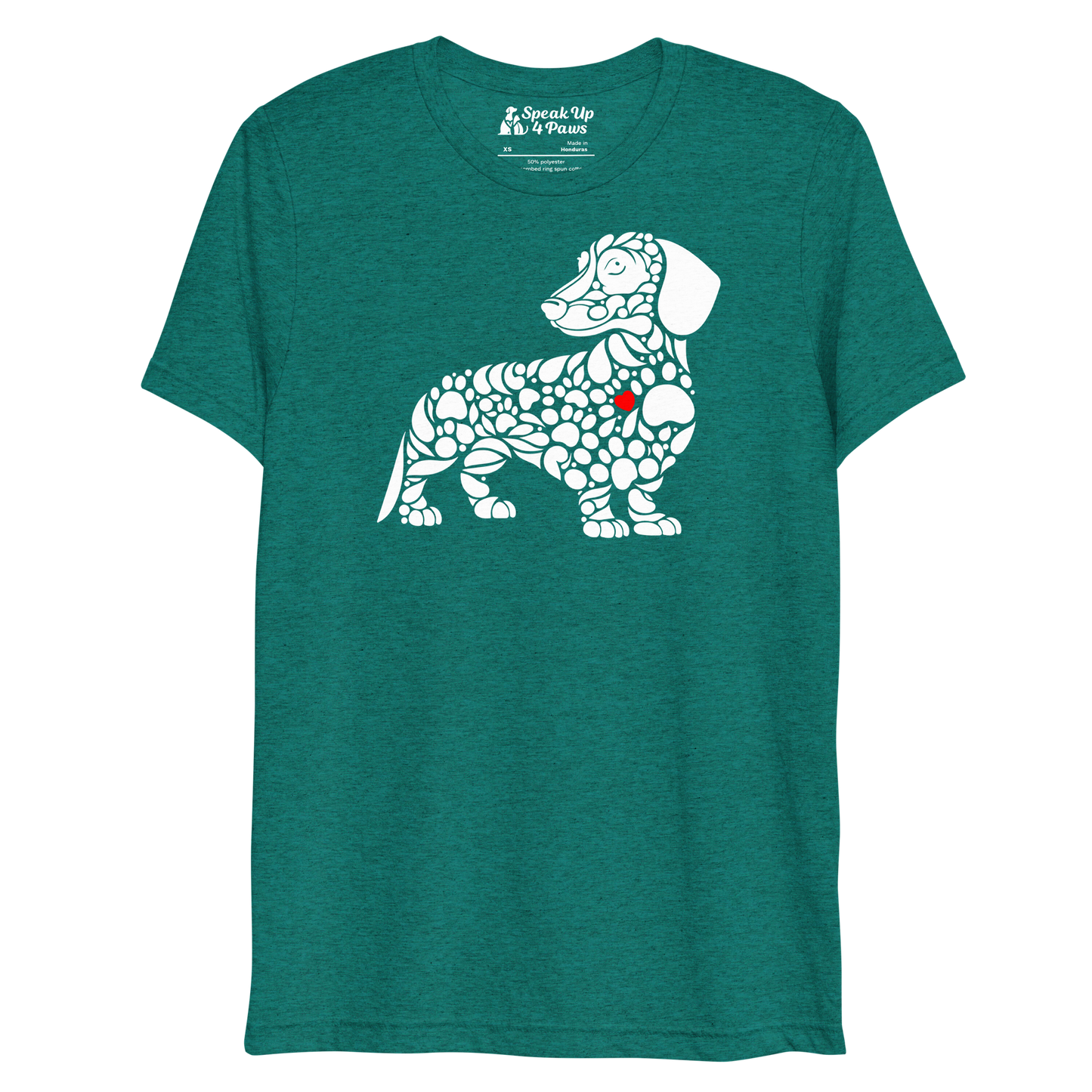 Paws of Devotion - Dachshund - Tri-Blend Tee