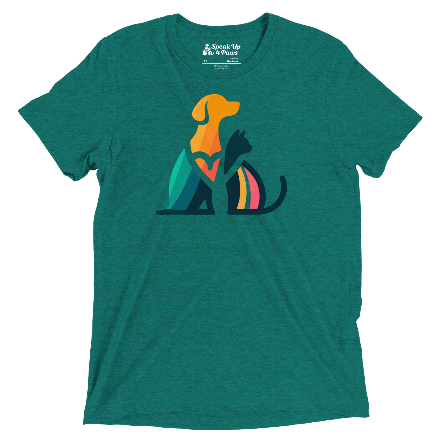 Unity Paws - Dog and Cat - Tri-Blend Tee