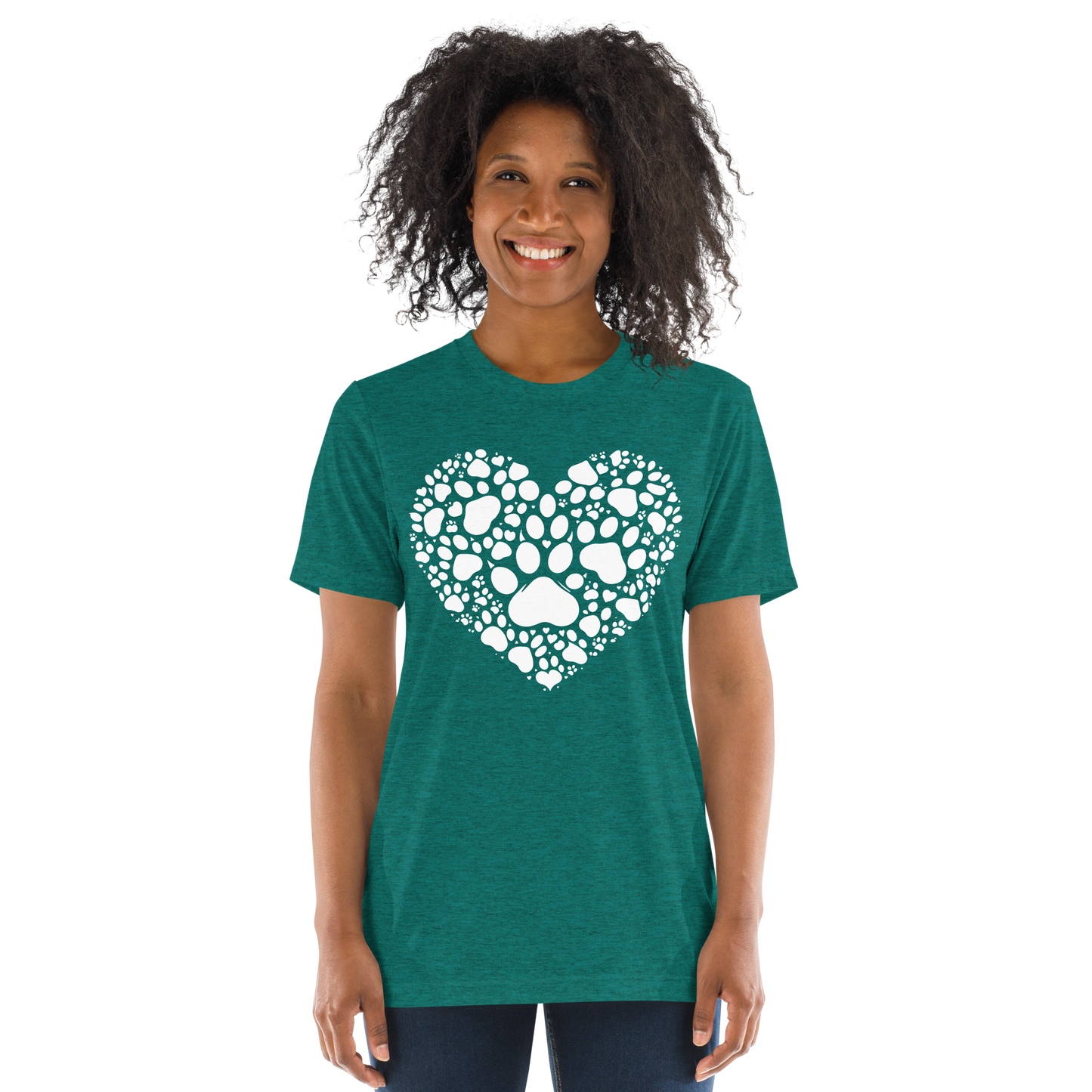 Paws of Compassion - Heart - Tri-Blend Tee