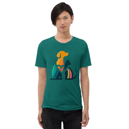 Unity Paws - Dog and Cat - Tri-Blend Tee