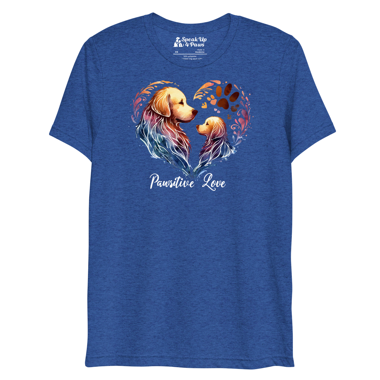 Golden Bond - Pawsitive Love - Tri-Blend Tee