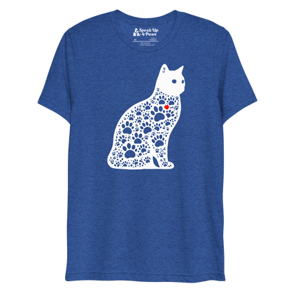 Paws in Harmony - Cat - Tri-Blend Tee