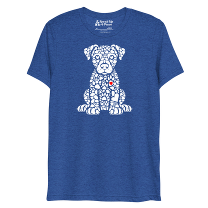 Paws of Longing - Puppy - Tri-Blend Tee