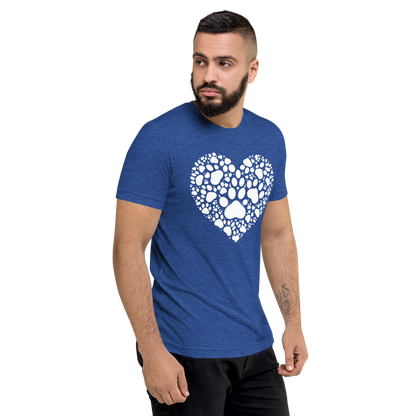 Paws of Compassion - Heart - Tri-Blend Tee