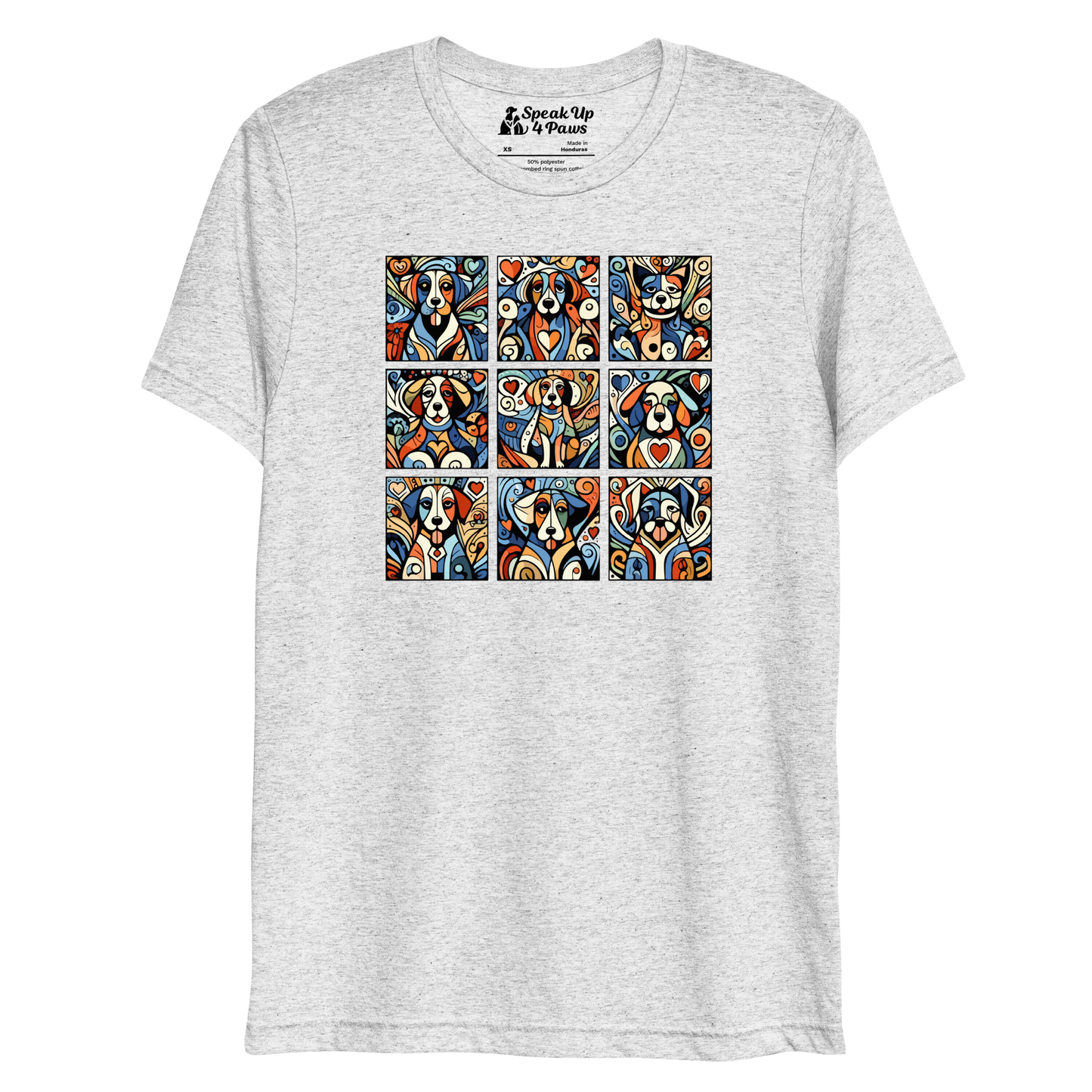 Paws in Harmony - Matisse - Tri-Blend Tee