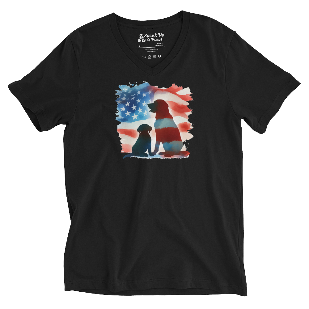 Patriotic Dreams - V-Neck Tee