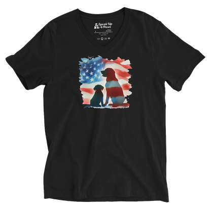 Patriotic Dreams - V-Neck Tee