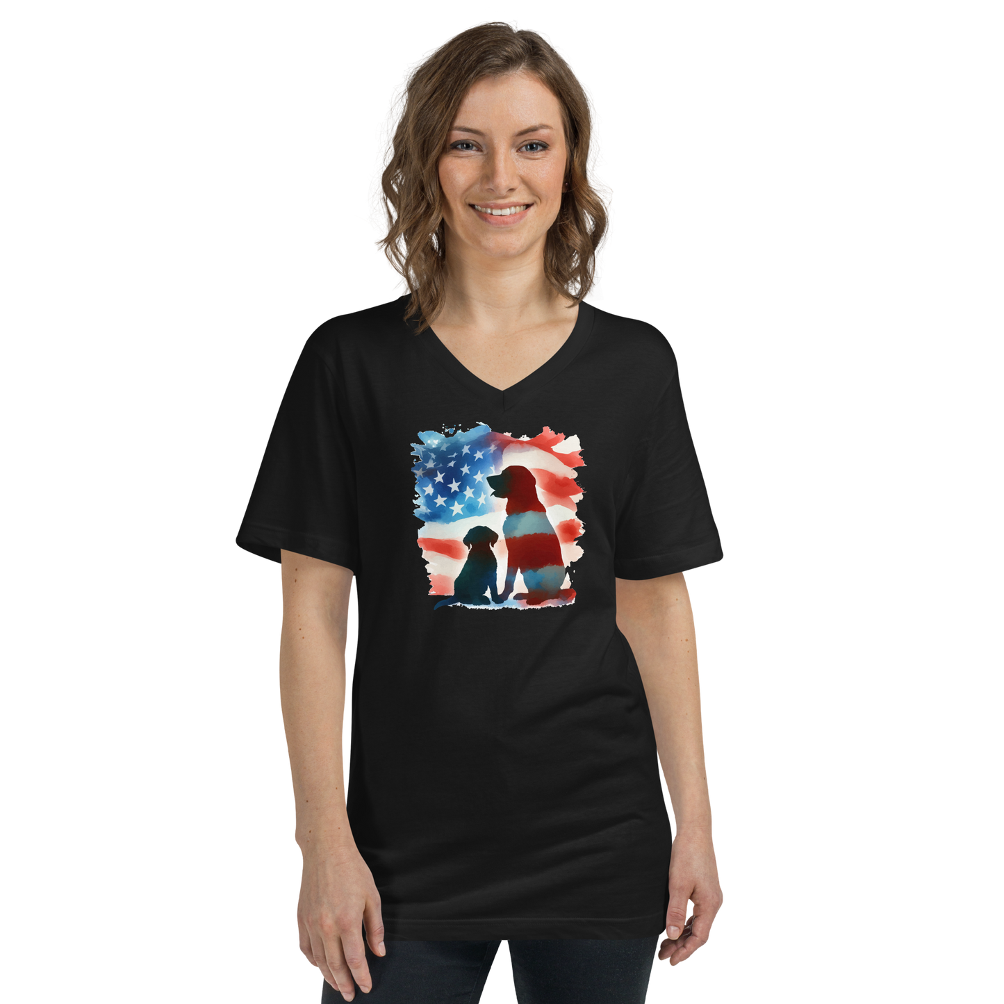 Patriotic Dreams - V-Neck Tee