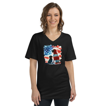 Patriotic Dreams - V-Neck Tee