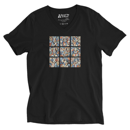 Paws in Harmony - Matisse - V-Neck Tee