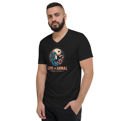 Lunar Serenade - Soul Bond - V-Neck Tee