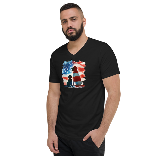 Patriotic Dreams - V-Neck Tee