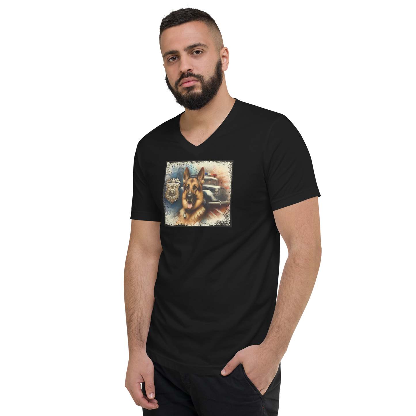 Guardian of the Streets - V-Neck Tee