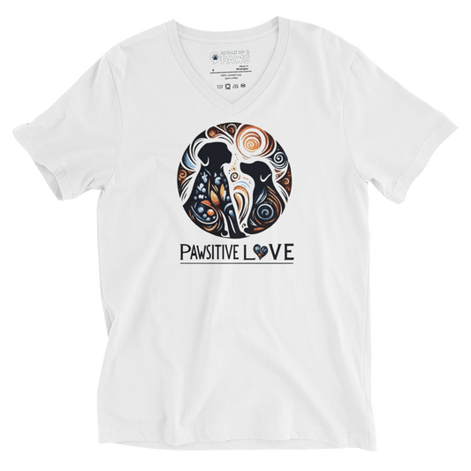 Canine Whirlpool - Pawsitive Love - V-Neck Tee