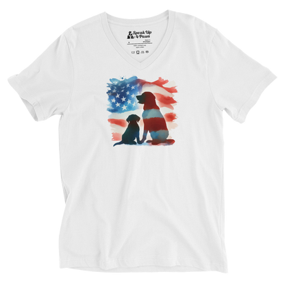 Patriotic Dreams - V-Neck Tee