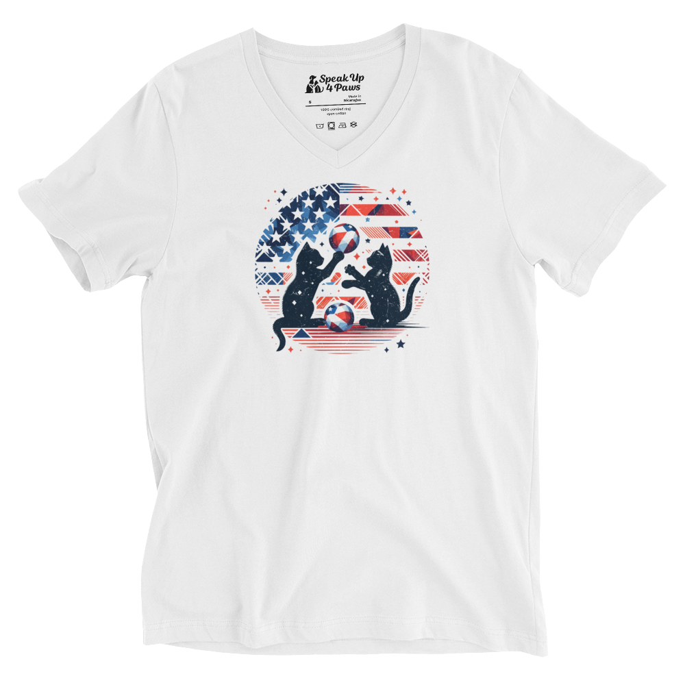 Patriotic Playtime - V-Neck Tee