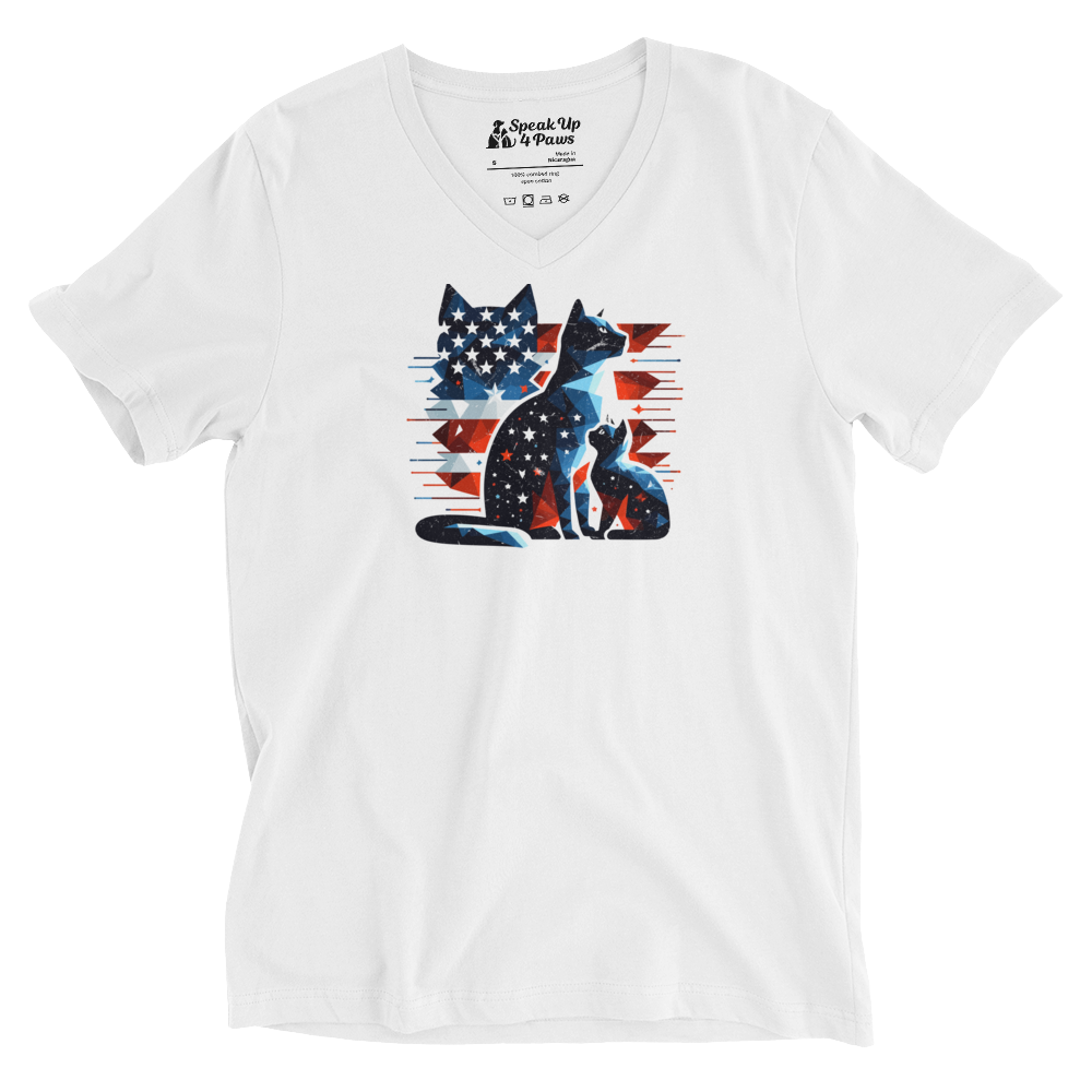 Stars and Stripes Companions - V-Neck Tee