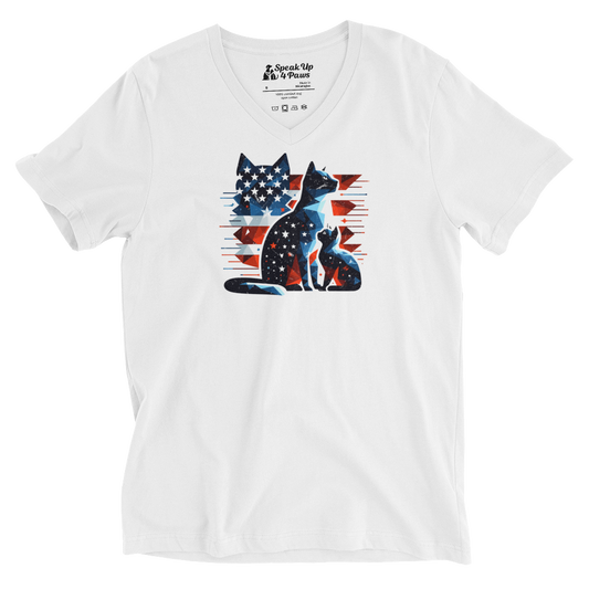 Stars and Stripes Companions - V-Neck Tee