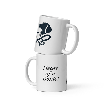 Heart of a Doxie - Artful Paws Mug 11 oz. - type - coffee - mug - Speak Up 4 Paws