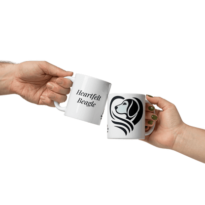Heartfelt Beagle - Artful Paws Mug 11 oz. - Coffee Mug - Speak Up 4 Paws