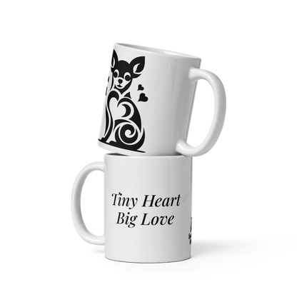 Tiny Heart - Big Love - Artful Paws Mug 11 oz. - Coffee Mug - Speak Up 4 Paws