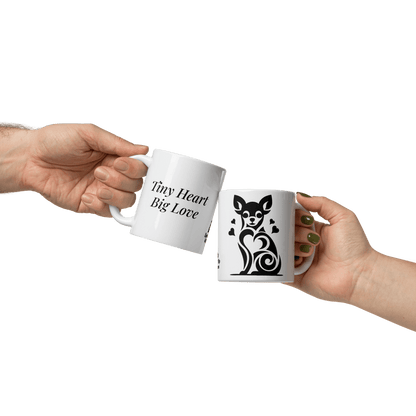Tiny Heart - Big Love - Artful Paws Mug 11 oz. - Coffee Mug - Speak Up 4 Paws