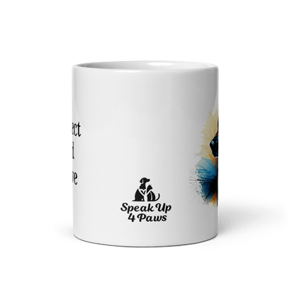 Chromatic Guardian - Artful Paws Mug - Coffee Mug - Speak Up 4 Paws