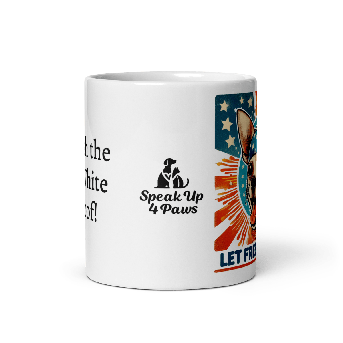 Bark of Freedom Trio - Chihuahua - Artful Paws Mug 11 oz. - Coffee Mug - Speak Up 4 Paws