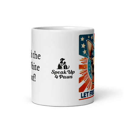 Bark of Freedom Trio - Chihuahua - Artful Paws Mug 11 oz. - Coffee Mug - Speak Up 4 Paws