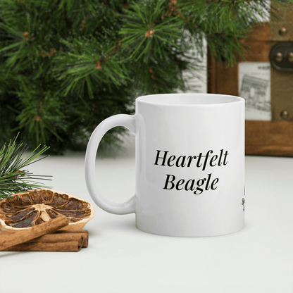 Heartfelt Beagle - Artful Paws Mug 11 oz. - Coffee Mug - Speak Up 4 Paws
