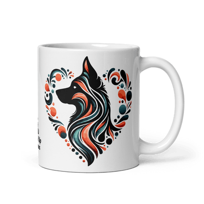 Vibrant Heart - Artful Paws Mug 11 oz. - Coffee Mug - Speak Up 4 Paws