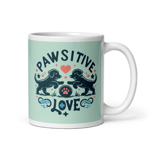 "Joy begins with paws!" - Mug - Coffee Mug - Speak Up 4 Paws