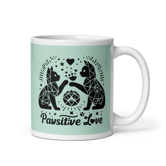 "Stay balanced. Stay pawsitive." - Mug - Coffee Mug - Speak Up 4 Paws