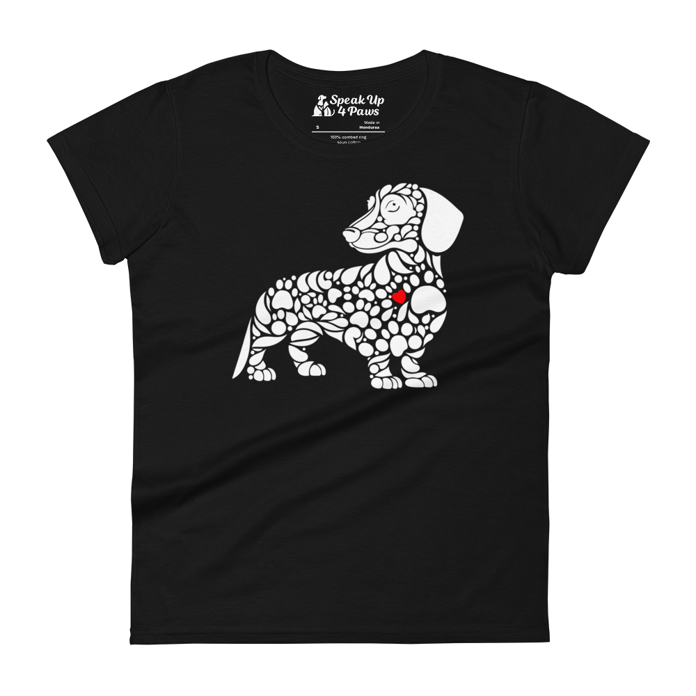 Paws of Devotion - Dachshund - Womens Fashion Fit