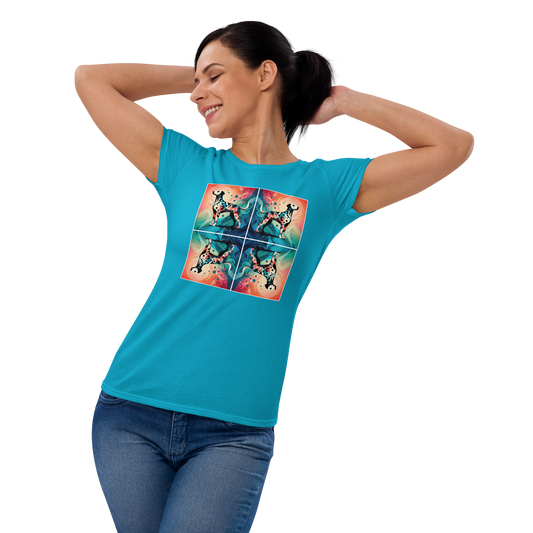 Vibrant Canine Mosaic - Womens Fashion Fit Tee