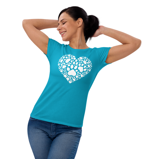 Paws of Compassion - Heart - Womens Fashion Fit