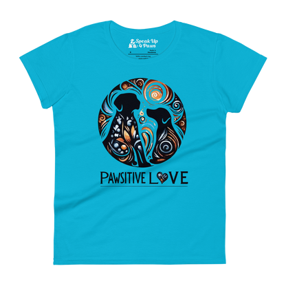 Canine Whirlpool -Pawsitive Love - Womens Fashion Fit Tee