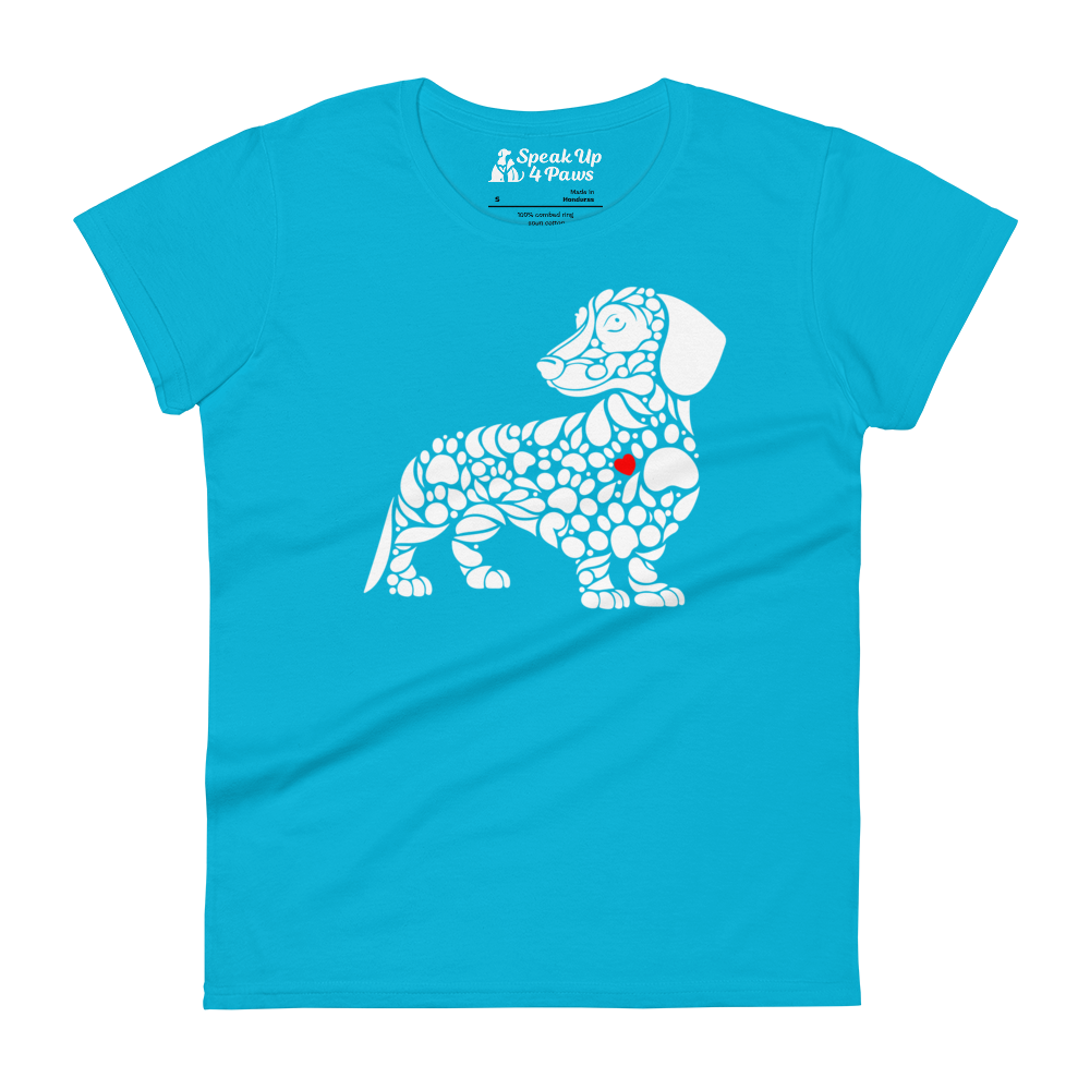 Paws of Devotion - Dachshund - Womens Fashion Fit