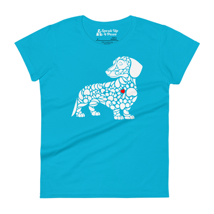 Paws of Devotion - Dachshund - Womens Fashion Fit