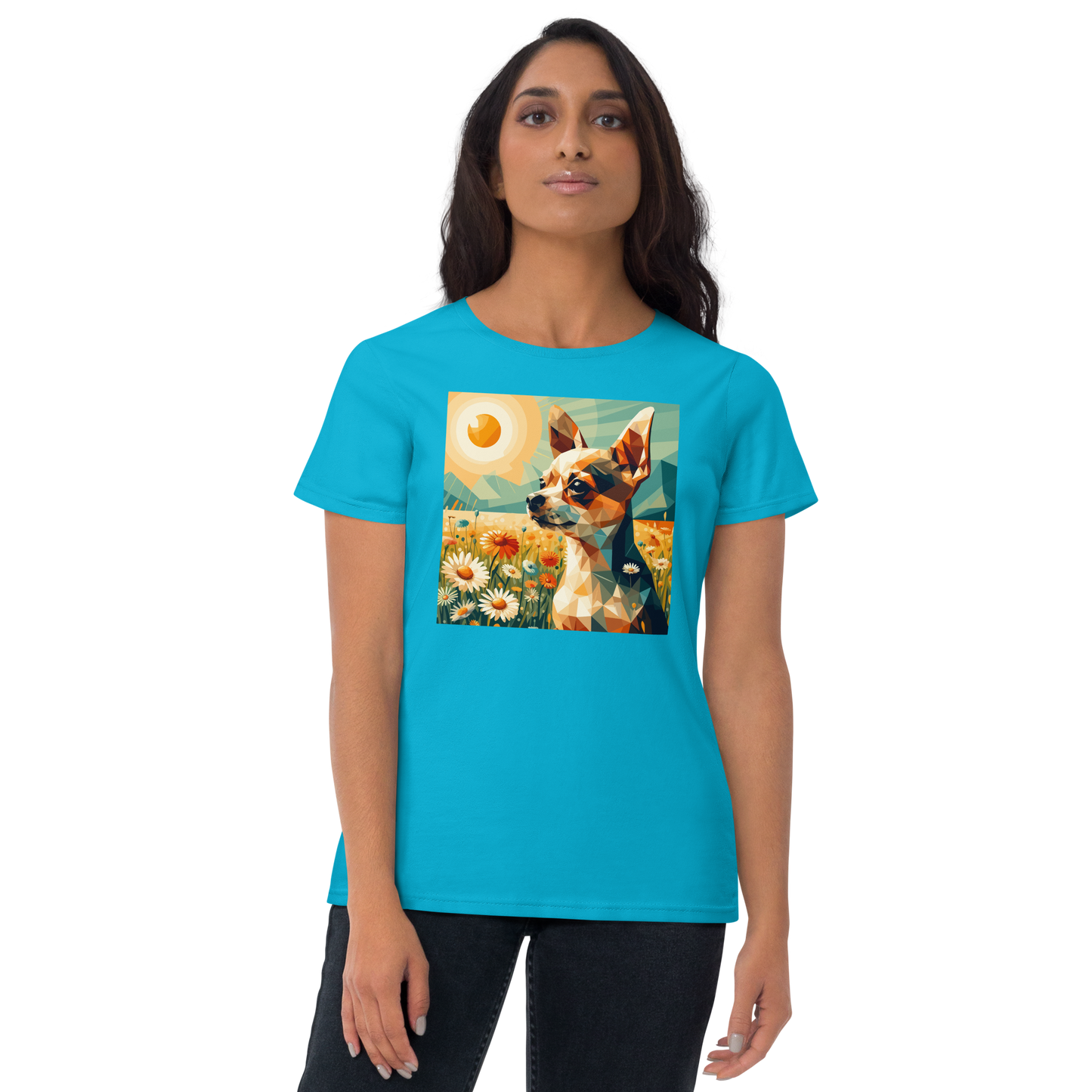 Daisy Dreamscape - Womens Fashion Fit Tee