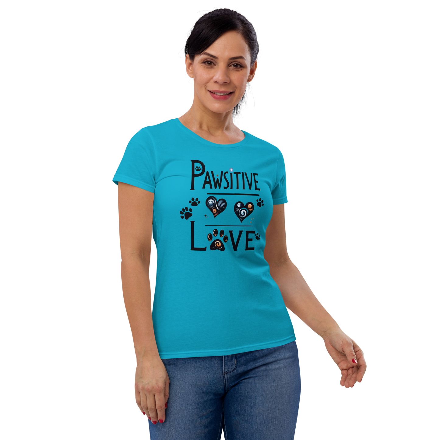 Pawsitive Love - Womens Fashion Fit Tee