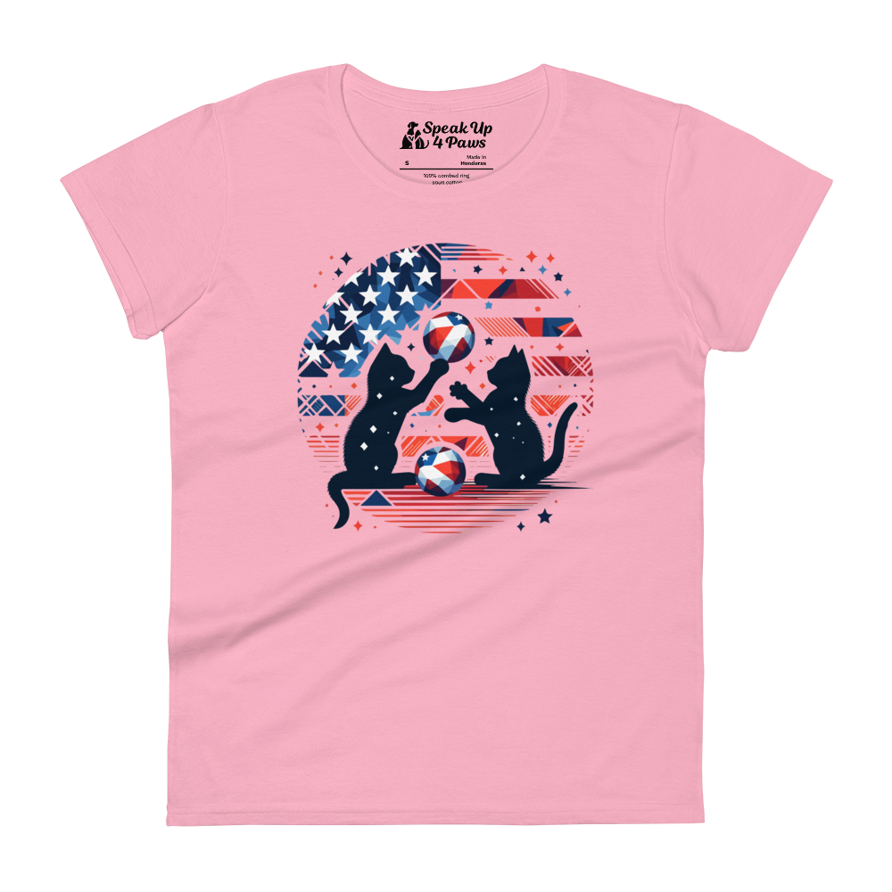 Patriotic Playtime - Womens Fashion Fit Tee