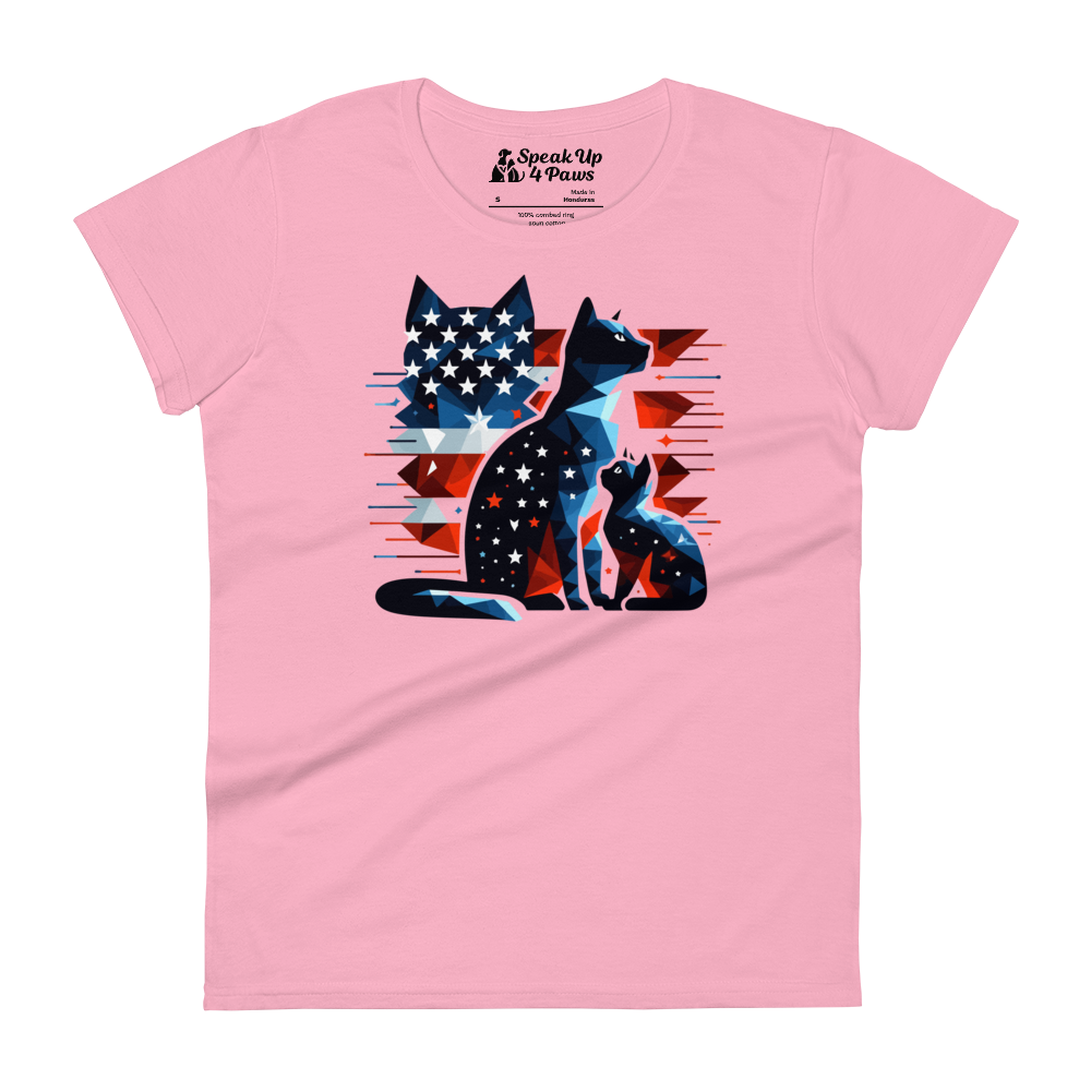 Stars and Stripes Companions - Womens Fashion Fit Tee