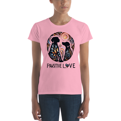 Canine Whirlpool -Pawsitive Love - Womens Fashion Fit Tee